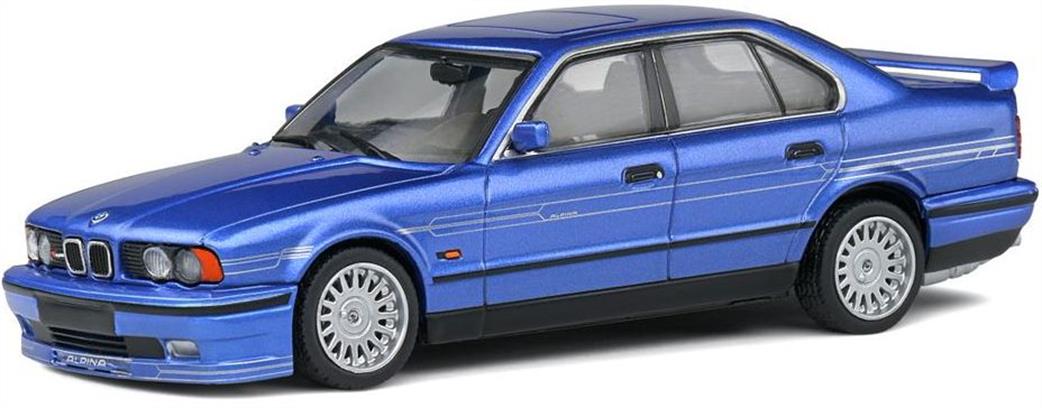 Solido 1/43 4310401 Alpina B10 (E34) Alpina Blue 1994 Model