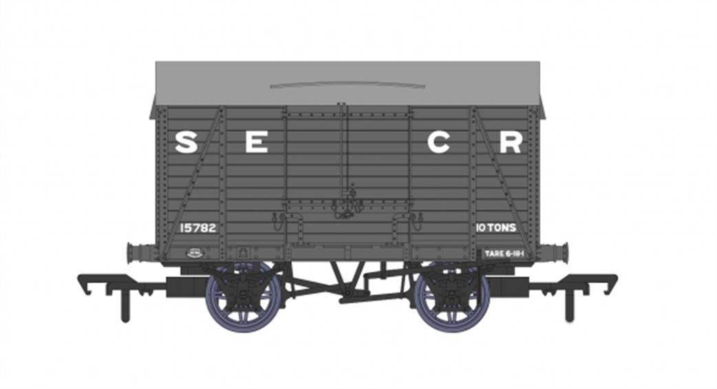 Rapido Trains OO 927001 SECR 15782 Dia.1426 Covered Box Van SECR Grey