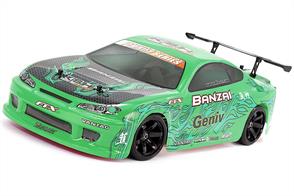 Take to the streets with FTX’s FTX5529 1/10th scale new Banzai 4WD drift chassis. Modeled around the hugely popular FTX Vantage and Carnage platform, the Banzai brings Japanese drift styling to the entry level Ready-To-Run arena.