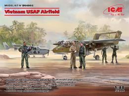Kit includes ones North-American/Rockwell OV-10 Bronco, US Attack Aircraft (100% new molds), One O-2 Birddog aircraft as well as crews