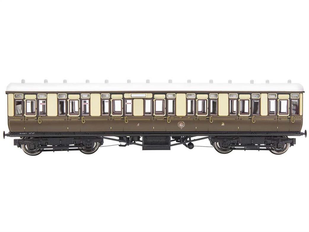 Dapol OO 4P-020-112 GWR 3904 Third Class Mainline & City Toplight Suburban Stock Chocolate & Cream Set 2