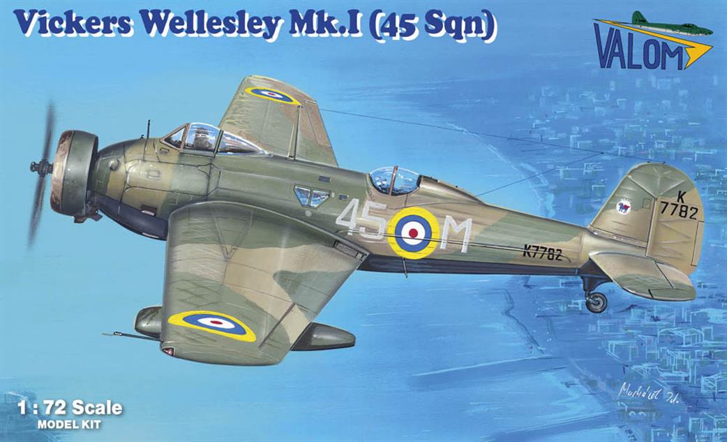 Valom 1/72 VAL72158 Vickers Wellesley Mk.1 RAF 45 Sqn Aircraft Kit