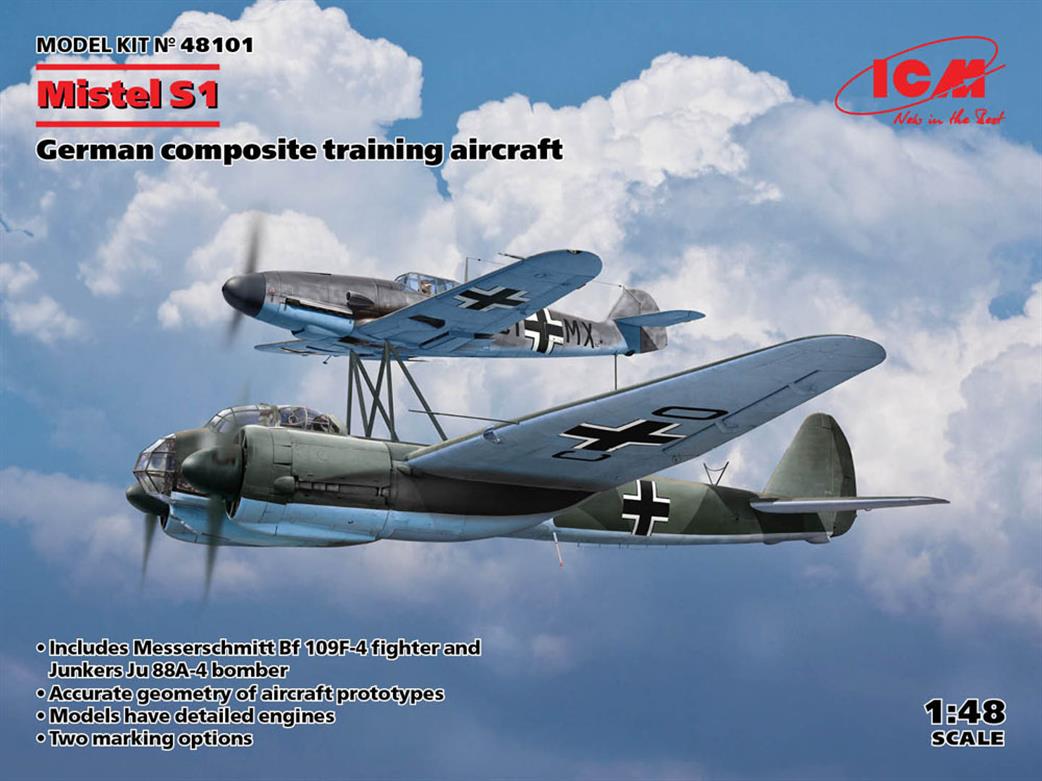 ICM 48101 Mistel S1 German Composite Training Aircraft 1/48