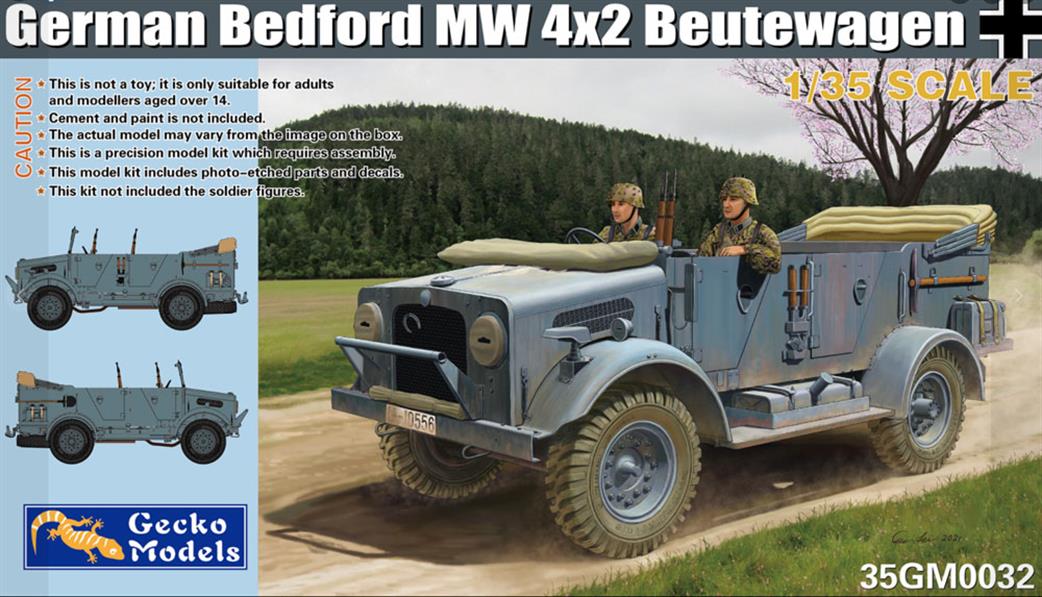 Gecko Models 1/35 35GM0032 German Bedford MW 4x2 Beutewagen vehicle Kit