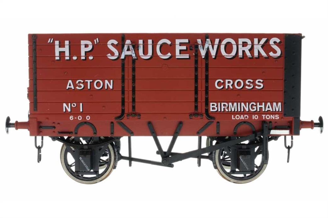 Dapol 7F-073-008W HP Sauce 7 Plank Open Coal Wagon RCH No.1 1887 3 Door Type Weathered O Gauge