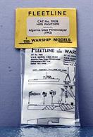 HMS Fantome is a 1/1200 scale waterline metal kit to build a model of a WW2 minesweeper by Fleetline FM3B, see photograph,