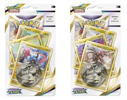 You will be sent one at random, unless otherwise specified, subject to availability.Contain:1 * Brilliant Stars booster1 * Coin3 * Cards  Either: Hydreigon foil, Deino &amp; Zweilo or Salamence foil, Bagon &amp; Shelgo