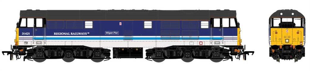 Accurascale OO ACC2773-31421 BR 31421 Wigan Pier Brush Type 2 Class 31/4 A1A-A1A Diesel Locomotive BR Regional Railways