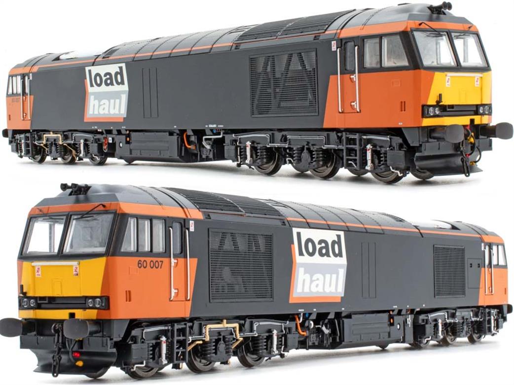 Accurascale OO ACC2896 Loadhaul 60007 BR Class 60 Diesel Locomotuve Loadhaul Black & Orange