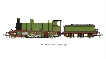A new high-specification model of the Highland Railway Jones Goods 4-6-0 locomotives with tooling designed to replicate detail changes made over the locomotives working careers.Model finished as Highland Railway engine 106 in the original Jones 1890s era light green livery.