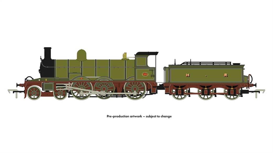 Rapido Trains OO 914003 HR 113 Jones Goods 4-6-0 Steam Locomotive Highland Railway Drummond Green Livery (1900s)