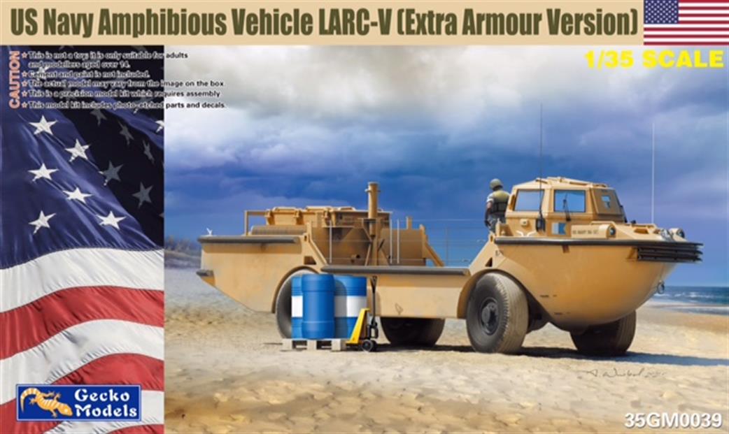 Gecko Models 1/35 35GM0039 LARC-V US Army Amphibious Cargo Vehicle Extra Armour Version Kit