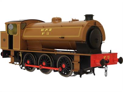 New model announced Spring 2022 with design tests expected Summer 2022Detailed O gauge model of the Hunslet WD Austerity 0-6-0ST saddle tank shunting engines used by the military railways, LNER/BR as class J94, NCB, many steel industry companies and since the 1960s many heritage railways in Britain and the Netherlands!Model finished as Wemyss Private Railway No.15 in WPR lined brown livery.This locomotive built by Andrew Barclay Ltd. is preserved and has run on a number of heritage railways.
