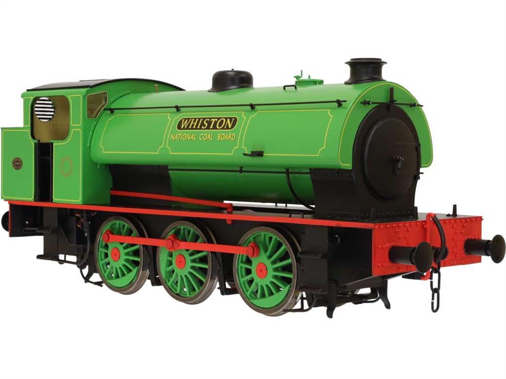 Dapol O Gauge 7S-094-007S NCB Whiston Hunslet Austerity 0-6-0ST Shunting Engine NCB Lined Green DCC Sound