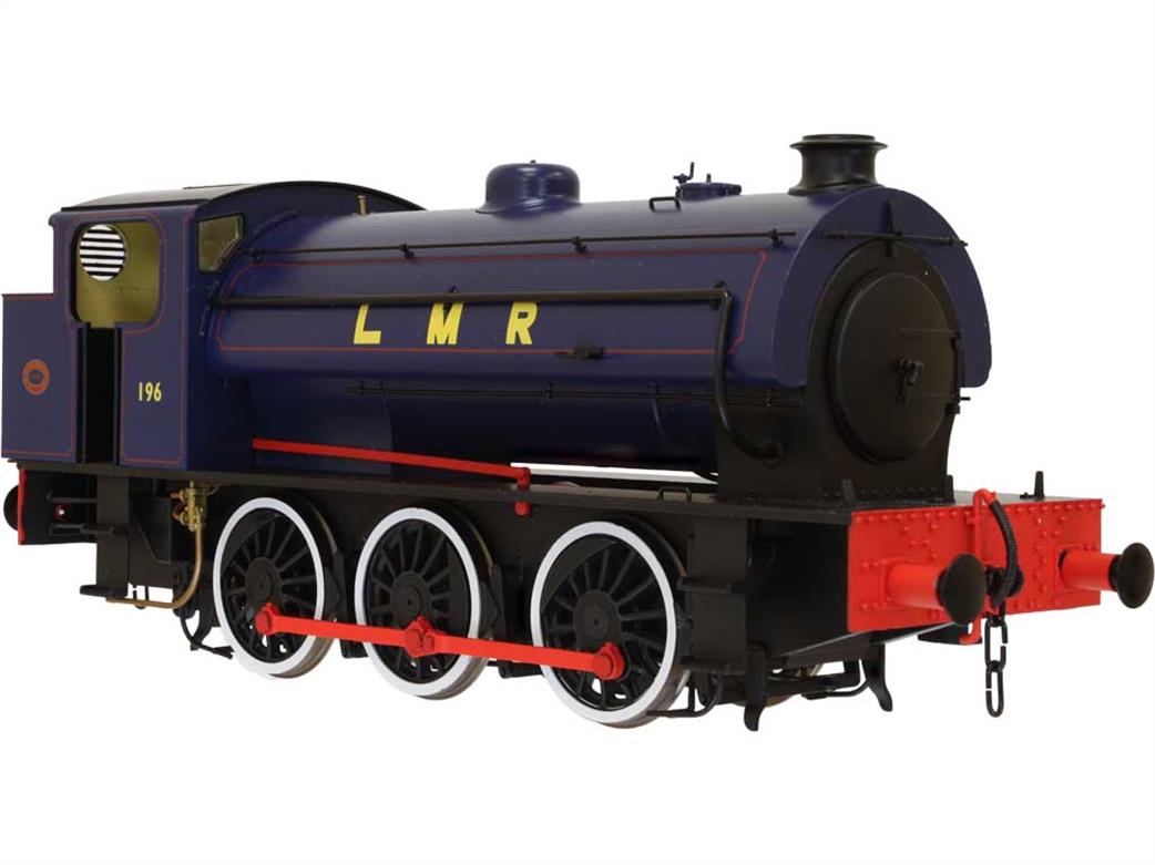 Dapol O Gauge 7S-094-010 Longmoor Military Railway 196 Errol Lonsdale Hunslet Austerity 0-6-0ST Shunting Engine LMR Blue