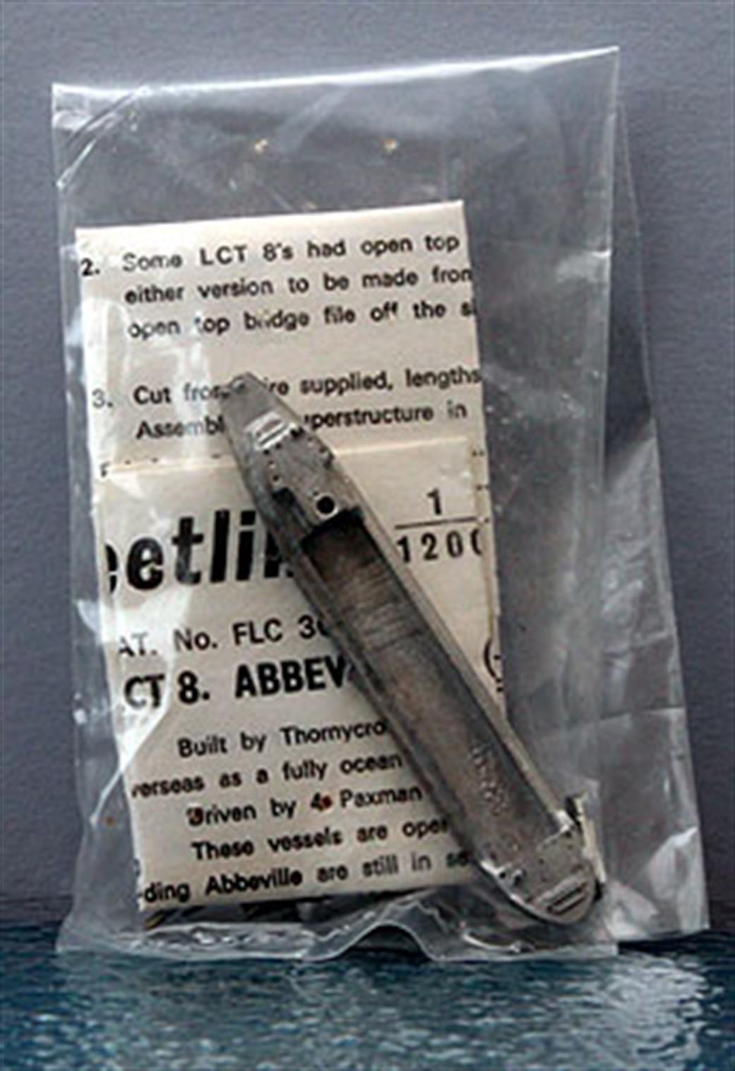Fleetline 1/1200 FLC30 kit LCT 8 Abbeyville (L4041) ocean going landing craft 1945 on