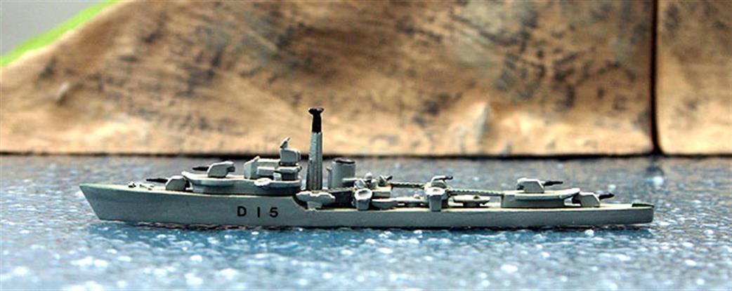 Fleetline FD76cav HMS Cavendish, CA clss destroyer, post WW2 1/1200