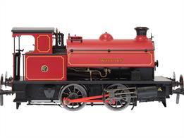 A new and detailed model of the Hawthorn Leslie 14in 0-4-0ST saddle tank industrial shunting engines, one of the more popular and long-lived designs with some engines still working into the early 1970s.This model is finished in lined maroon livery as works number 2988 (1913), an engine exported to the Australian Iron &amp; Steel Co. and named Wallaby. Today this engine is preserved as a static exhibit at the Illawarra Light Railway Museum, a narrow gauge railway and industrial heritage museum in New South Wales, Australia.