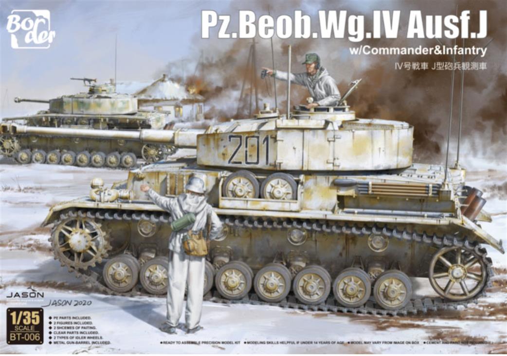 Border Models 1/35 BT-006 Panzer Beob.wg.IV Ausf.J German WW2 Tank Kit