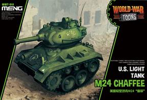  Meng WWT-018 World War Toon M24 Chaffee US Light Tank Kit