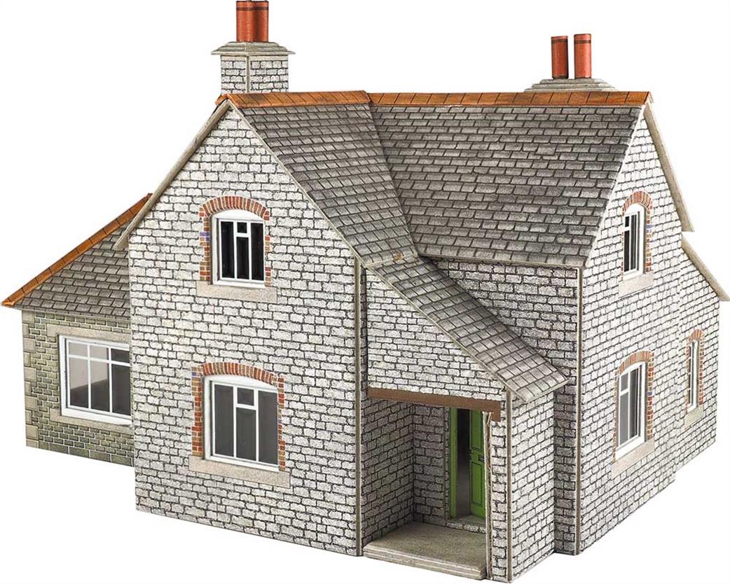 Metcalfe OO PO257 Grange Cottage Printed Card Construction Kit