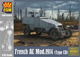 Copper State Models 72001 1ZM Italian WW1 Armoured Car Kit