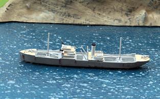 Robert L. Holt is a 1/1200 scale waterline resin model of a British armed freighter as she was in 1941. The model is fully assembled and painted in the condition that the ship was in when she was sunk by U69.