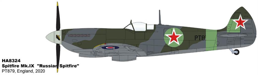Hobby Master HA8324 Spitfire Mk.IX Russian Spitfire PT879, England, 2020 1/48