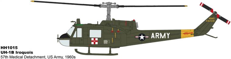 "UH-1B Iroquois 57th Medical Detachment, US Army, 1960s"
