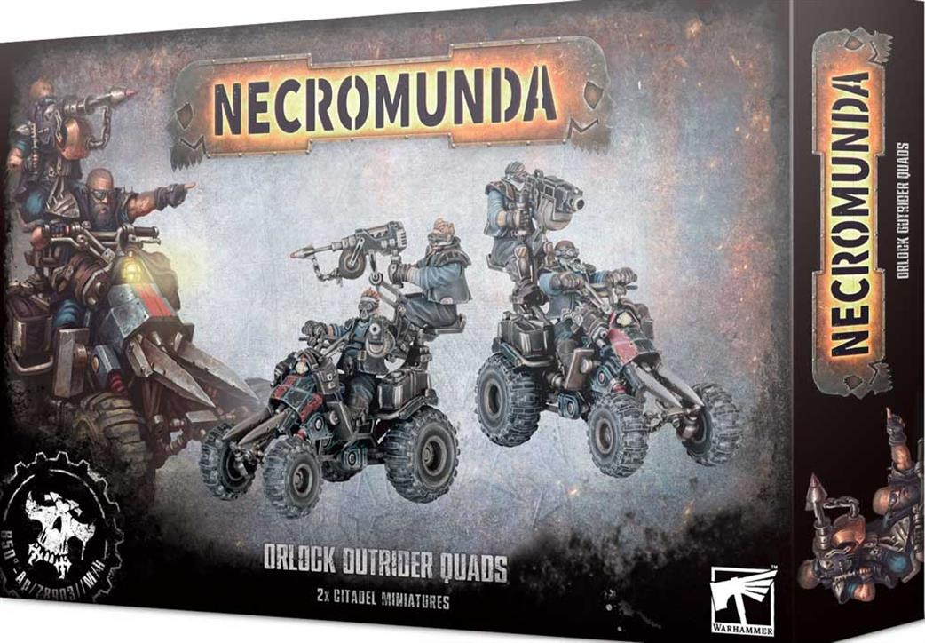 Games Workshop  300-98 Necromunda Orlock Outrider Quads