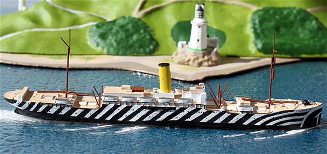 Coastlines CL-LJL06 HMT Euripides is a troopship in 1918 dazzle camouflage 1/1200