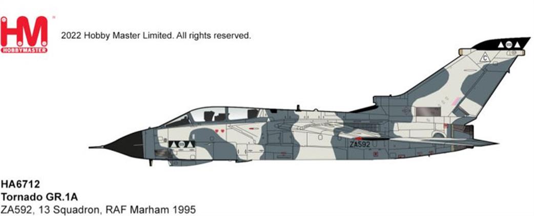 Hobby Master 1/72 HA6712 RAF Tornado GR1A ZA592 RAF Marham 1995
