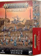 This is a great-value box set that gives you an immediate collection of fantastic Idoneth Deepkin miniatures, which you can assemble and use right away in games of Warhammer Age of Sigmar!Box contains:1 * Akhelian Allopex1 * Isharann Soulscryer3 * Akhelian Morrsarr Guard (can also be built as Akhelian Ishlaen Guard)10 * Namarti Thralls