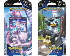 Choices are:   Melmetal V - Steel   Mewtwo V - PsychicDeck contains:1 * 60 card deck1 * CoinYou will be sent one at random unless otherwise specified, subject to availability.Contact Via Email