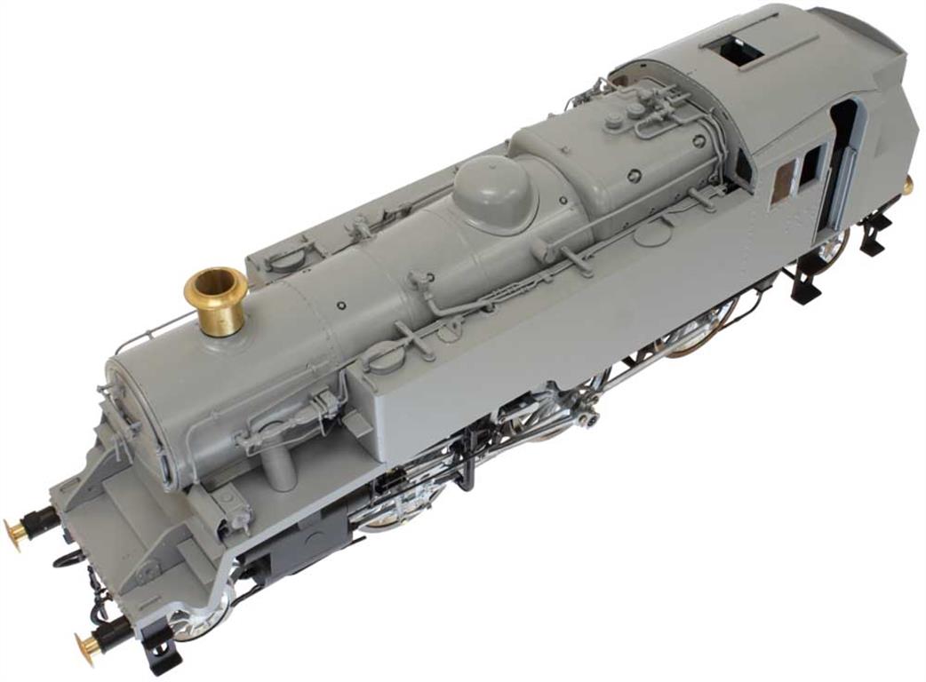 Dapol Lionheart Trains O Gauge LHT-S-8202US Unnumbered BR Standard Class 3MT 2-6-2T Lined Black Early Emblem DCC Sound
