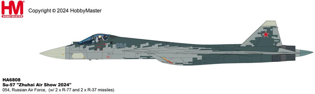 Hobby Master 1/72 HA6808 Su-57 Zhuhai Air Show 2024 054 Russian Air Force