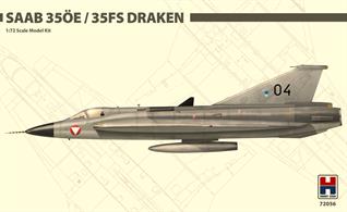 Hobby 2000 72056 SAAB 350E / 35FS Draken Aircraft Model kit