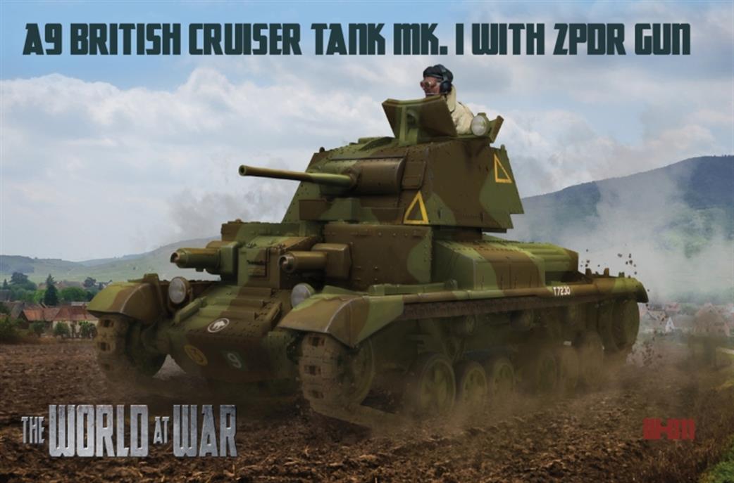 IBG Models WAW011 British A9 Cruiser Tank MK.1 with 2PDR Gun 1/72