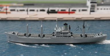 USNS Blue Jacket is a 1/1250 scale,waterline model with hand-painted deck and details by Solent Models SOM24.