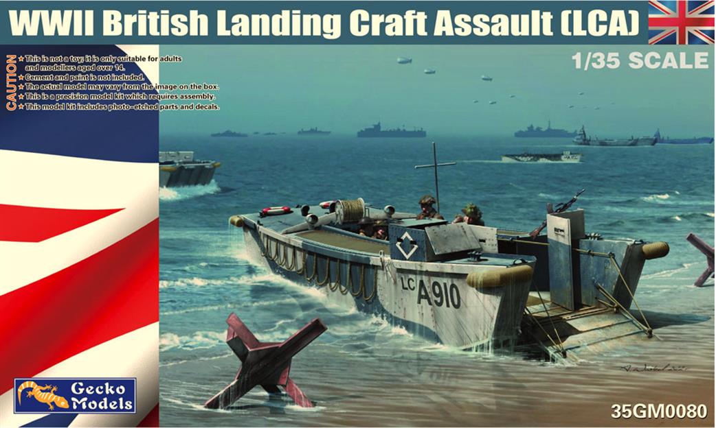 Gecko Models 1/35 35GM0080 British Landing Craft Assault LCA Kit