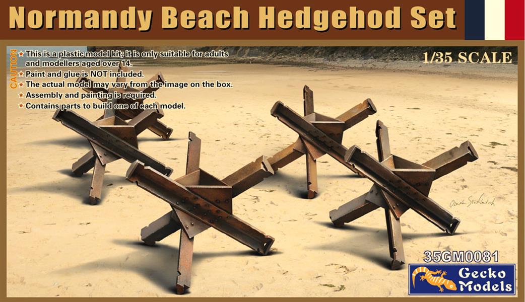 Gecko Models 1/35 35GM0081 Normandy Beach Hedgehod Set