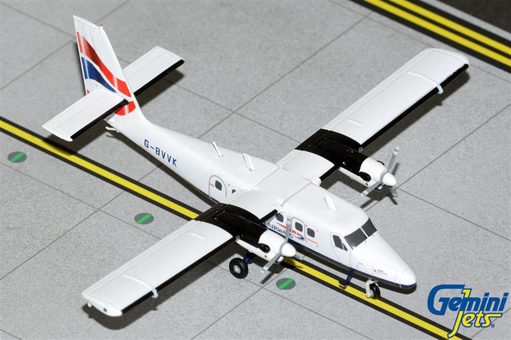 Gemini Jets 1/200 G2BAW1034 British Airways DHC-6-300 Airliner Model