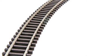 Peco Streamline flexible track is supplied in 1 yard (914mm) lengths. The TT 120 range features a wood style sleeper base and uses the code 55 rail also used by the N gauge finescale range, featuring a 'double foot' design with the lower part of the rail hidden within the sleepers, providing a strong rail section wile maintaining scale appearance for flat-bottom rail.Use Peco N finescale rail joiners SL-310 (metal) and SL-311 (insulating). Pack SL-1208 contains sleepers designed to fit beneath joints and maintain sleeper spacing at joints,