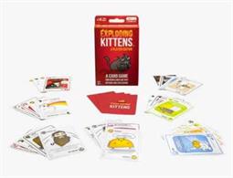 This compact 2-player edition of Exploding Kittens lets you go head to head with just one other person, whenever, wherever. Exploding Kittens is a highly strategic, kitty-powered version of Russian Roulette. Draw an Exploding Kitten and you lose. Play and use other cards to make someone else draw the Exploding Kitten, so they lose and you win