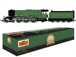 This Hornby Dublo diecast Flying Scotsman 100 years model features the locomotive as it would have appeared in 1963 under the ownership of Alan Pegler, after it was reverted from BR condition to its LNER guise albeit with some more modern features such as its banjo dome. The locomotive is finished in a beautiful semi-gloss paint which couples with the diecast boiler to create a finish close to that that could have been seen on the full size locomotive. The model is powered by a strong 5 pole motor and features cab detailing including crew figuresDCC ready with socket for 8 pin decoder.