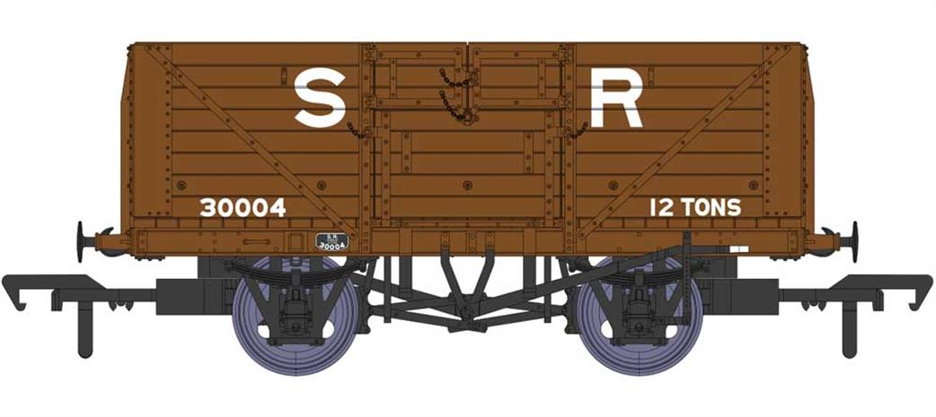 Rapido Trains OO 940009 SR 30004 Dia.1379 8 Plank Open Wagon SR Goods Brown Large Lettering