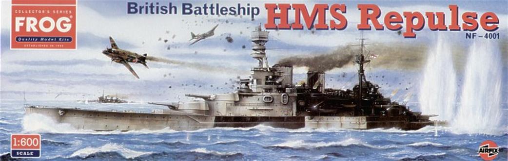 Frog 1/600 NF-4001 HMS Repulse ex Airfix Plastic Kit