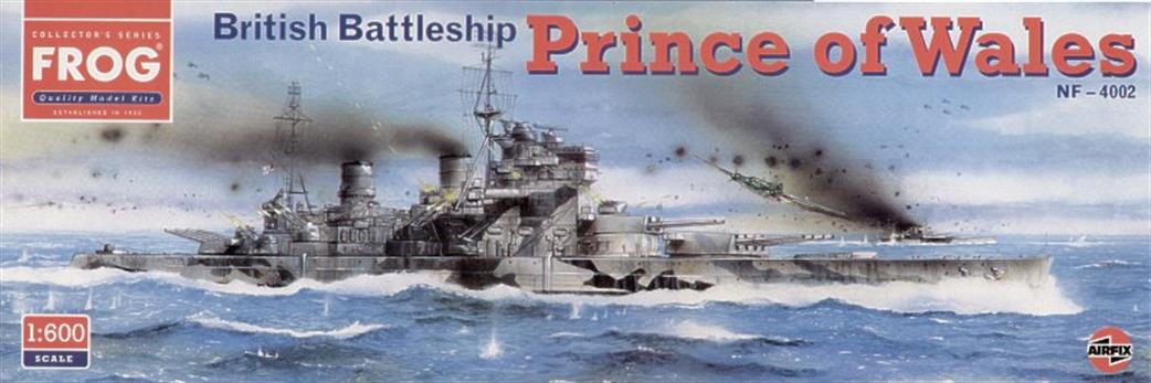 Frog 1/600 NF-4002 HMS Prince of Wales ex Airfix Plastic Kit