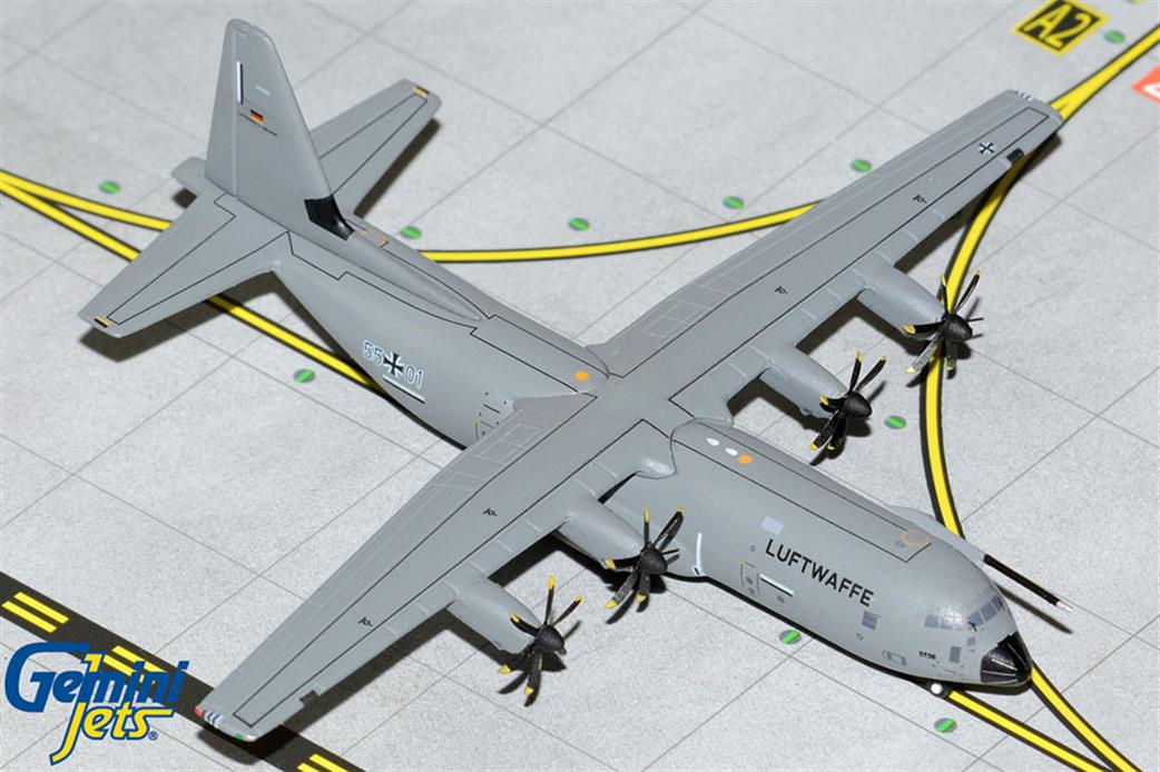 Gemini Jets 1/400 GMLFT119 LUFTWAFFE German Air Force C-130J Super Hercules