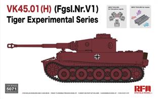 German WW2 35 VK45.01(H) (Fgsl.Nr.V1) Tiger Experimental Series Tank Kit